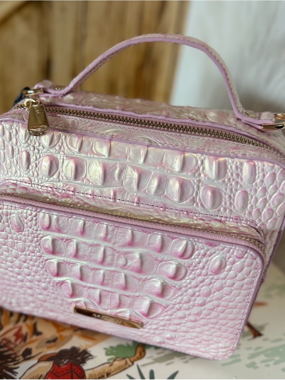 Brahmin TORI rosewater crossbody NWT Beautiful Pink - Picture 5 of 13